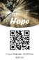 Preview: Handy QR-Code Karte Hope twr360.org mehrsprachig