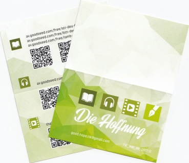 Handy-Internetkarte "die Hoffnung", Deutsch