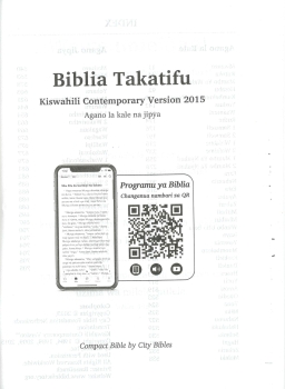 Bibel, Swahili (Kiswahili) Altes und Neues Testament
