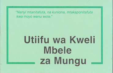 Gott kennenlernen, Swahili