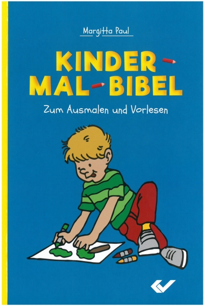 Kids bible colouring book, German