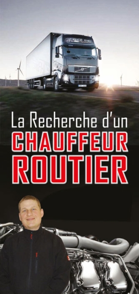 La recherche d’un chauffeur routier, français