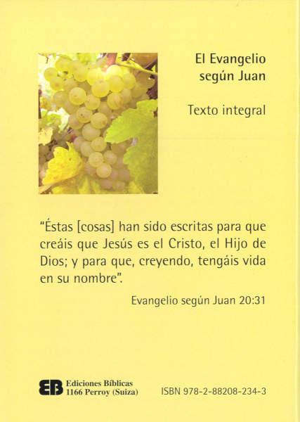 Evangile de Jean, Espagnol